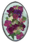 Oval with Your Wedding Flowers
